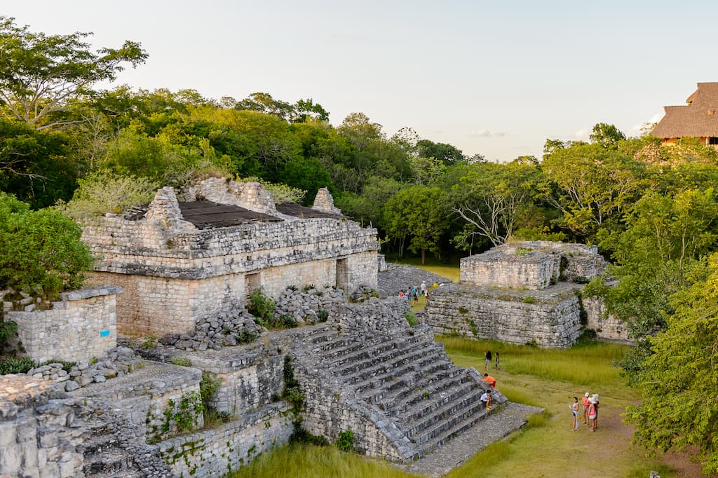 Ek Balam can be combines with visiting Chichen Itza from Cancun.
