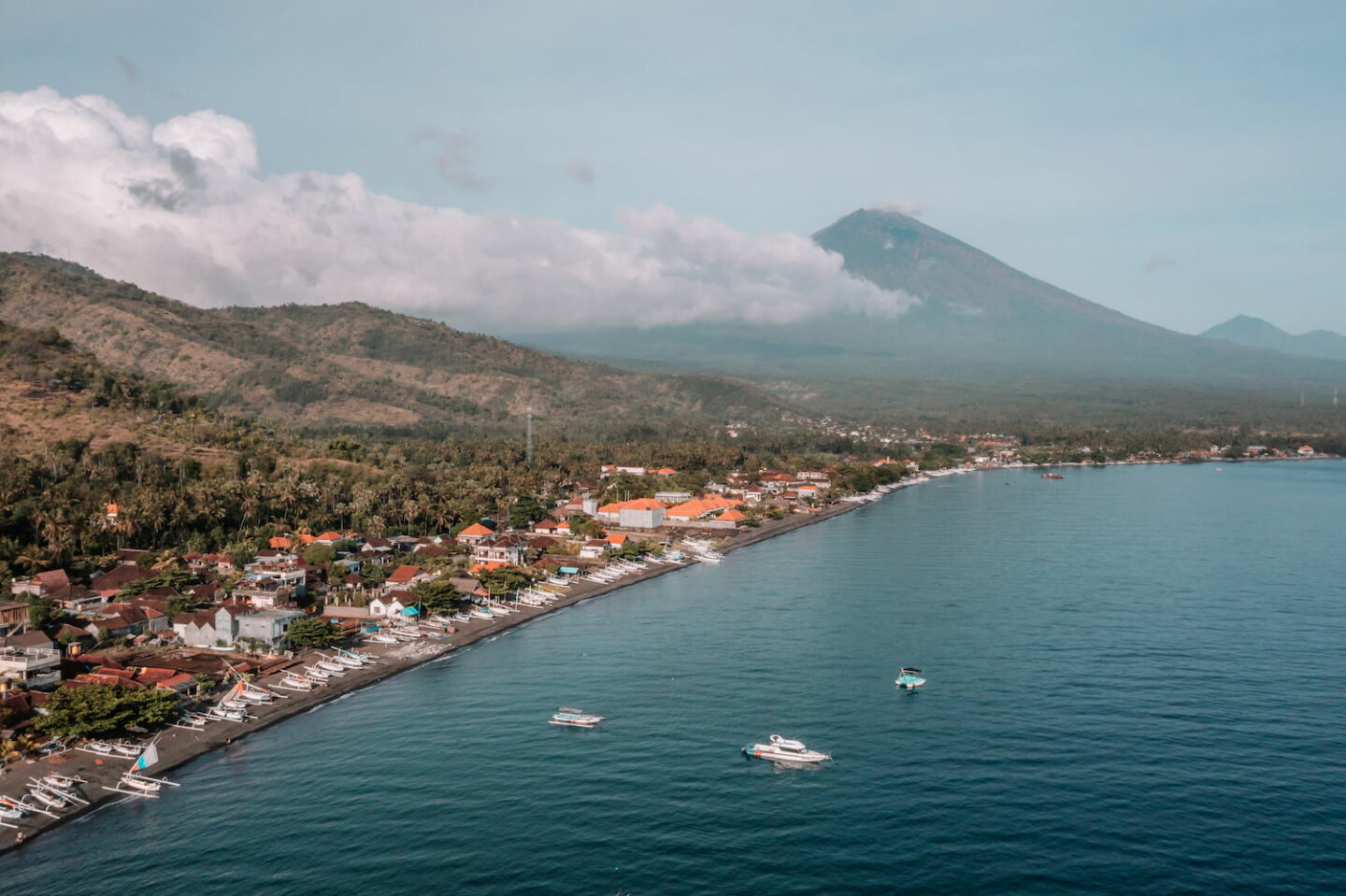 Amed is one of the best places to stay Bali for snorkelling.
