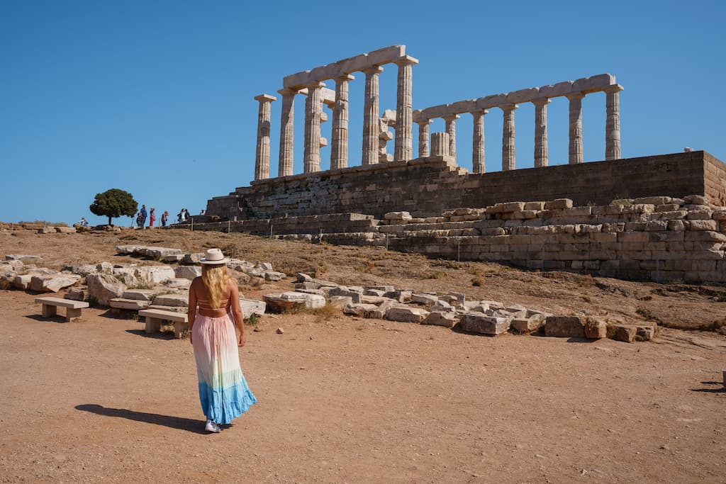 Temple of Poseidon, Cape Sounion could be add to the 4 days in Athens itinerary.
