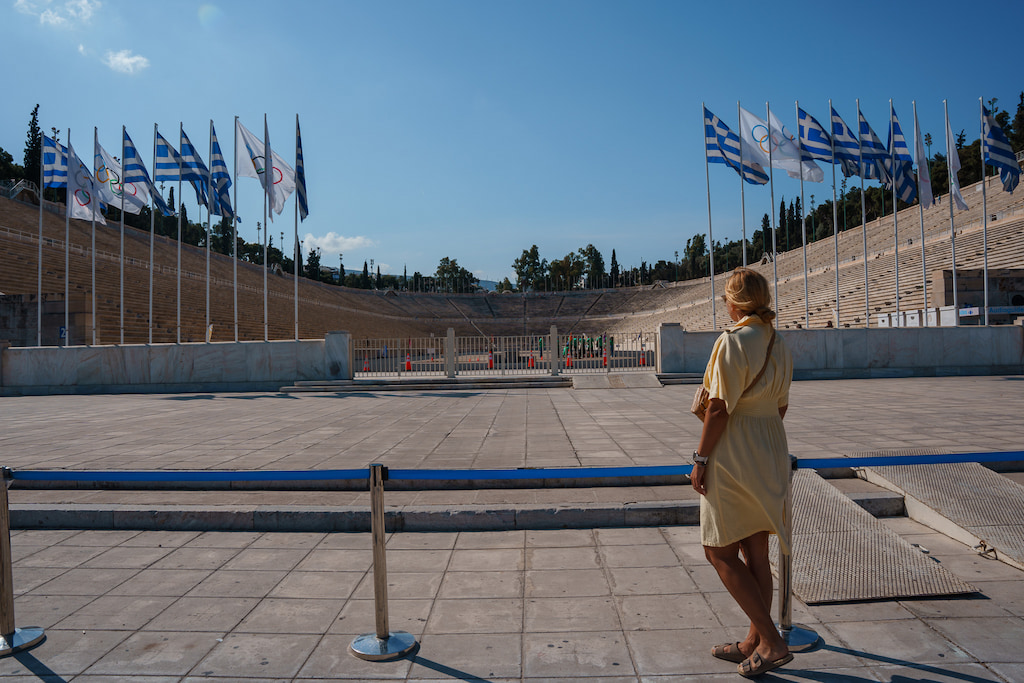 Panathenaic Stadium is a must on a 4 days in Athens Itinerary.